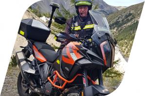 Moto cadreur